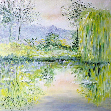 Titel: Etang de Monet 16, Kunstenaar: Van Landeghem, Joelle