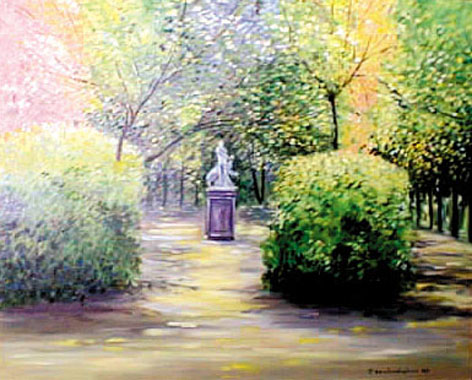 Titel: Parc de Bruxelles 2, Kunstenaar: Van Landeghem, Joelle