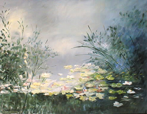 Titel: Balade aux �tangs 9, Kunstenaar: Van Landeghem, Joelle