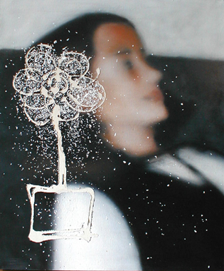 Titel: Fille fleur, Kunstenaar: Azais, Isabelle