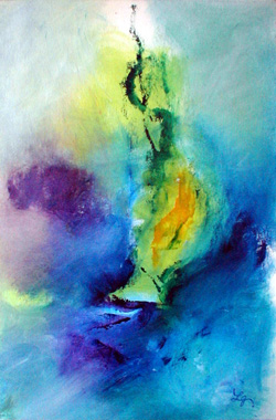 Titel: Dans l'espace, Kunstenaar: Galm, Luise