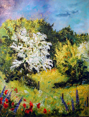 Titel: Printemps � Wiesme, Kunstenaar: Ledent, Pol