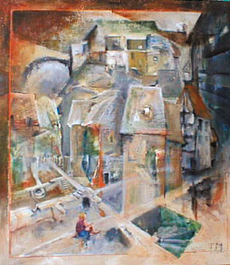 Titel: Les chemins de la libert� 14, Kunstenaar: Merget, Thierry