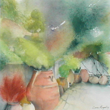 Titel: A l'abri du vent, Kunstenaar: Minguet, Carine