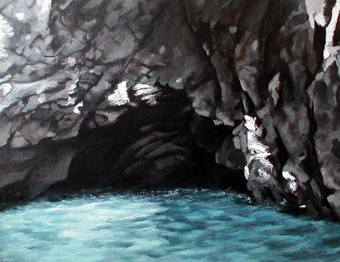 Titel: La grotte marine, Kunstenaar: Moulin, H�l�ne