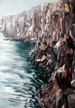 Titel: Les falaises de lave, Kunstenaar: Moulin, H�l�ne