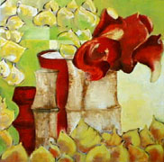Titel: Figues et bambous, Kunstenaar: Pacaud, Christine