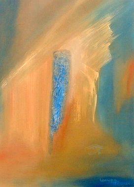 Titel: Bleu 4, Kunstenaar: Prignon, Monique