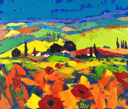 Titel: Toscane 2, Kunstenaar: Mar�chal , Marie-Ange