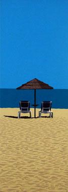 Titel: Plage � Bastia, Kunstenaar: Dumont, Michel