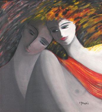 Titel: Le coup de foudre, Kunstenaar: Machri, Marie-Christine