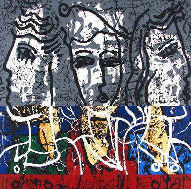 Titel: Libert� de parole 1, Kunstenaar: PHERIVONG, Philippe