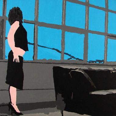 Titel: Sit down, Kunstenaar: Haes, Steve