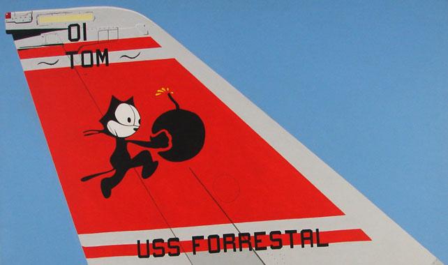 Titel: Tomcat USS Forrestal, Kunstenaar: Dumont, Michel