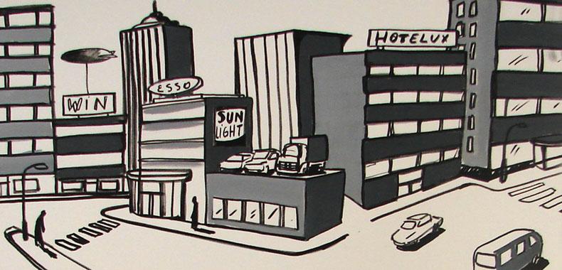 Titel: City 14, Kunstenaar: Tornado, Eddy