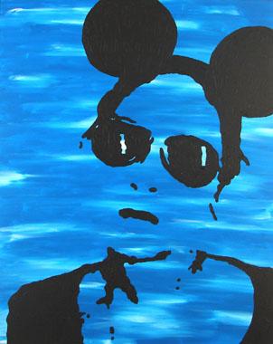 Titel: Self portrait as the mouse, Kunstenaar: Bautier, Aurelie