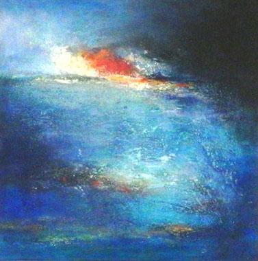 Titel: Soleil rouge, Kunstenaar: RODRIGUEZ, Claire