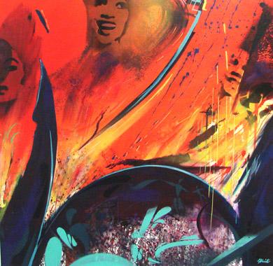 Titel: Carnaval, Kunstenaar: STRAIT, Faya
