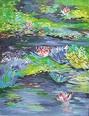 Titel: Fleurs japonaises, Kunstenaar: Van Landeghem, Joelle