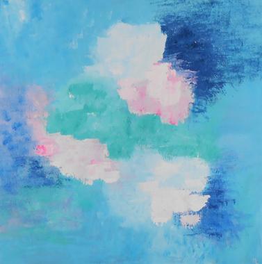 Titre: Pink Green Sky, Artiste: Lefvre, Muriel