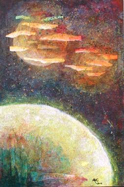 Titel: Space XXI, Kunstenaar: Savenbrand, Anki Ewing