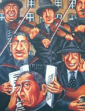 Titel: Musiciens tziganes, Kunstenaar: Marcolli, Livio