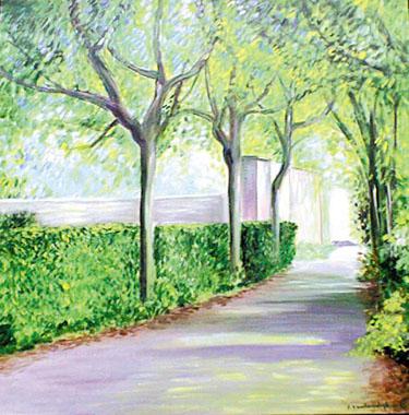 Titel: Le chemin du Parc, Kunstenaar: Van Landeghem, Joelle