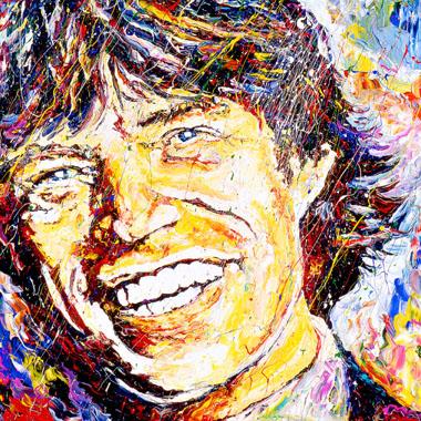Titel: Mick Jagger, Kunstenaar: Maes, Gilles