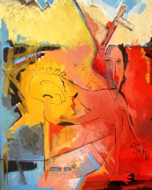 Titel: Le chevalier, Kunstenaar: CHEVALEYRIAS, David