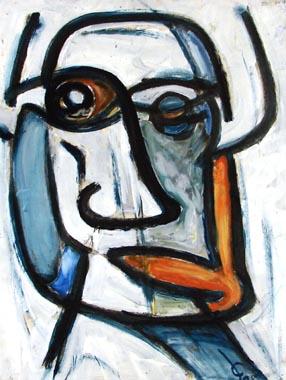 Titel: Moai Kavakava, Kunstenaar: Couck, Jef