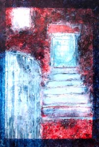 Titel: La porte bleue 2, Kunstenaar: Trine, Marie-Chantal