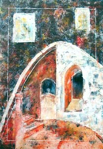 Titel: Cour int�rieure, Kunstenaar: Trine, Marie-Chantal